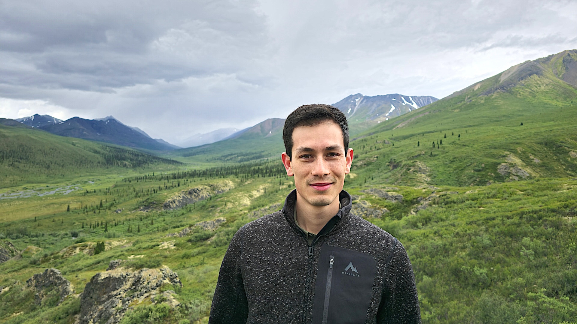 Matthew on Newcastle Island